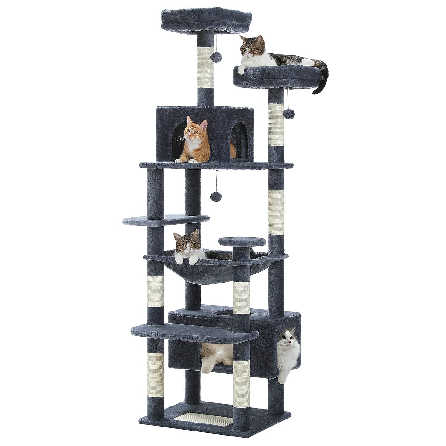 Maison Paw GrandPurr™ Luxury Cat Tree & Tower – Multi-Level Indoor Playground