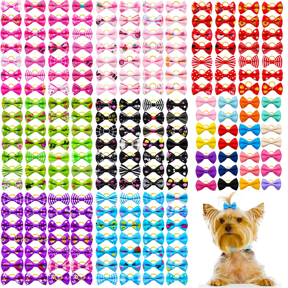 Maison Paw Pet Grooming Hair Bows Set (10/20/30 pcs)