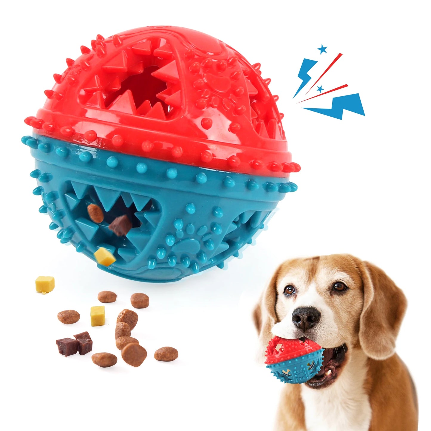 Maison Paw SmartBall™ Interactive Dog Toy – Treat Dispensing & Dental Cleaning Ball