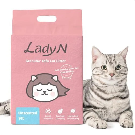 Maison Paw Lady N Tofu Cat Litter – Strong Clumping & Ultra Absorbent Mini Pellets