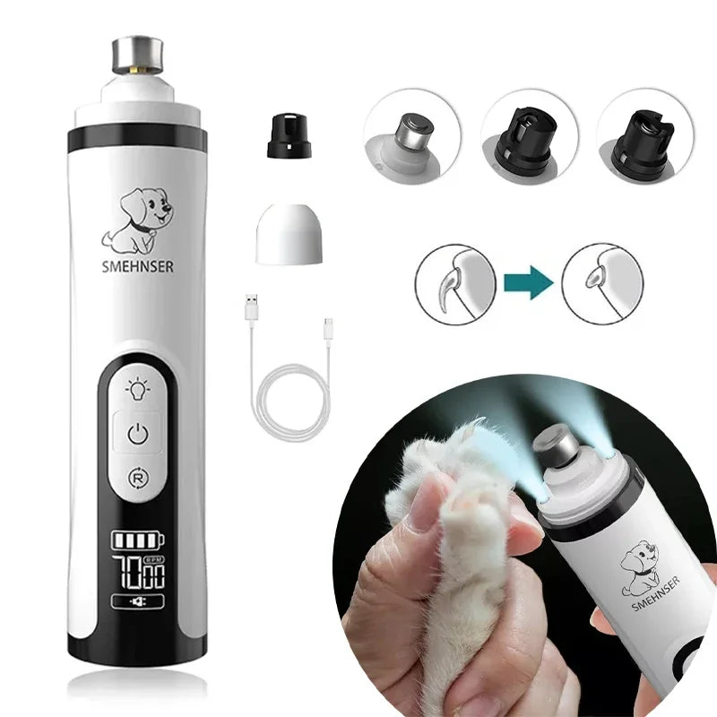 Maison Paw LumiTrim™ Electric Pet Nail Grinder