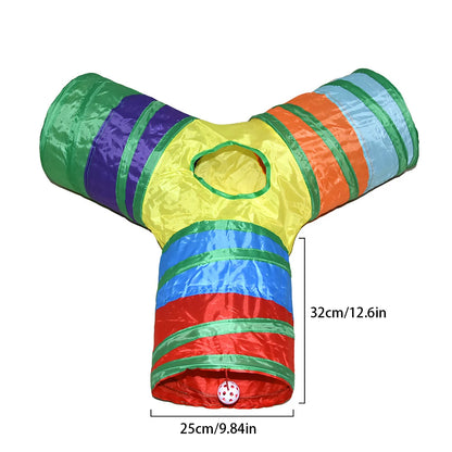 Maison Paw Hide&Seek™ Cat Tunnel – Collapsible Play Tube for Cats & Small Pets