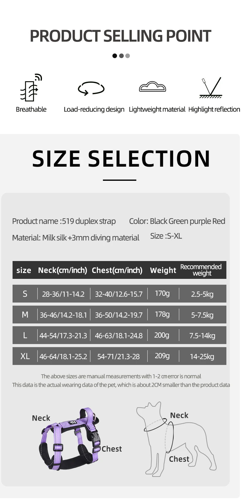 Maison Paw SecureWalk™ Reflective Anti-Escape Dog Harness with Handle