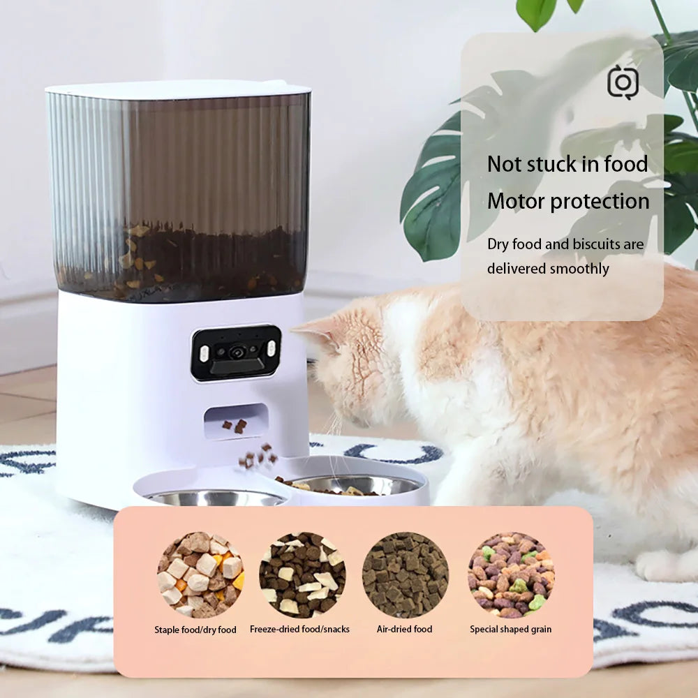 Maison Paw SmartFeast™ 5L Automatic Pet Feeder with Camera