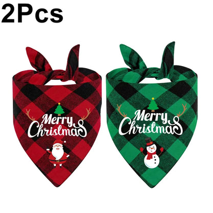 Maison Paw Holiday Pet Bandana Set (2 pcs)