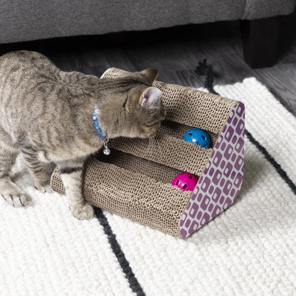 Maison Paw TriPlay™ 3-Sided Cat Scratcher & Activity Center