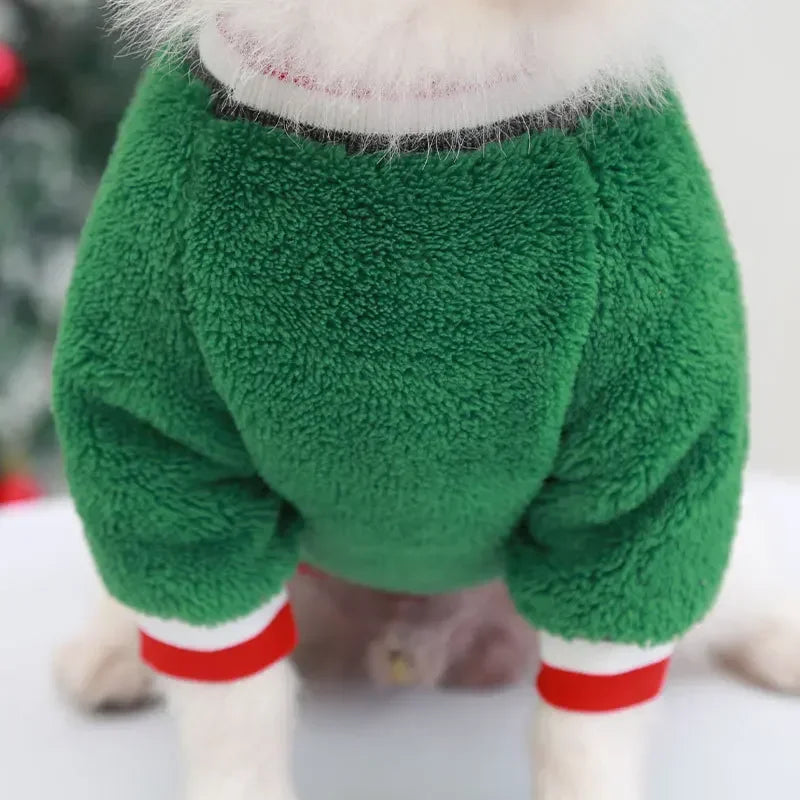 Maison Paw SantaPaws™ Christmas Pet Dress – Festive Holiday Outfit for Dogs & Cats