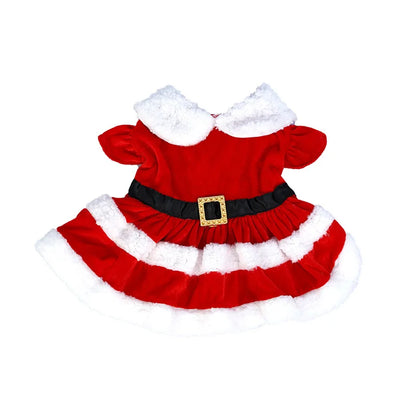 Maison Paw SantaPaws™ Christmas Pet Dress – Festive Holiday Outfit for Dogs & Cats