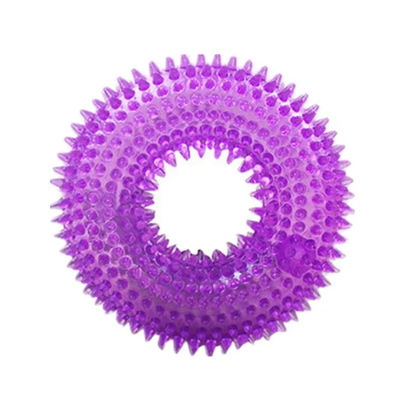 Maison Paw Squeaky Thorn Ring™ Dog Chew Toy
