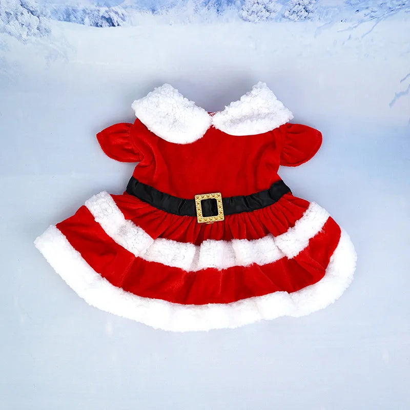 Maison Paw SantaPaws™ Christmas Pet Dress – Festive Holiday Outfit for Dogs & Cats