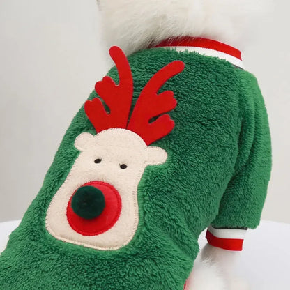 Maison Paw SantaPaws™ Christmas Pet Dress – Festive Holiday Outfit for Dogs & Cats