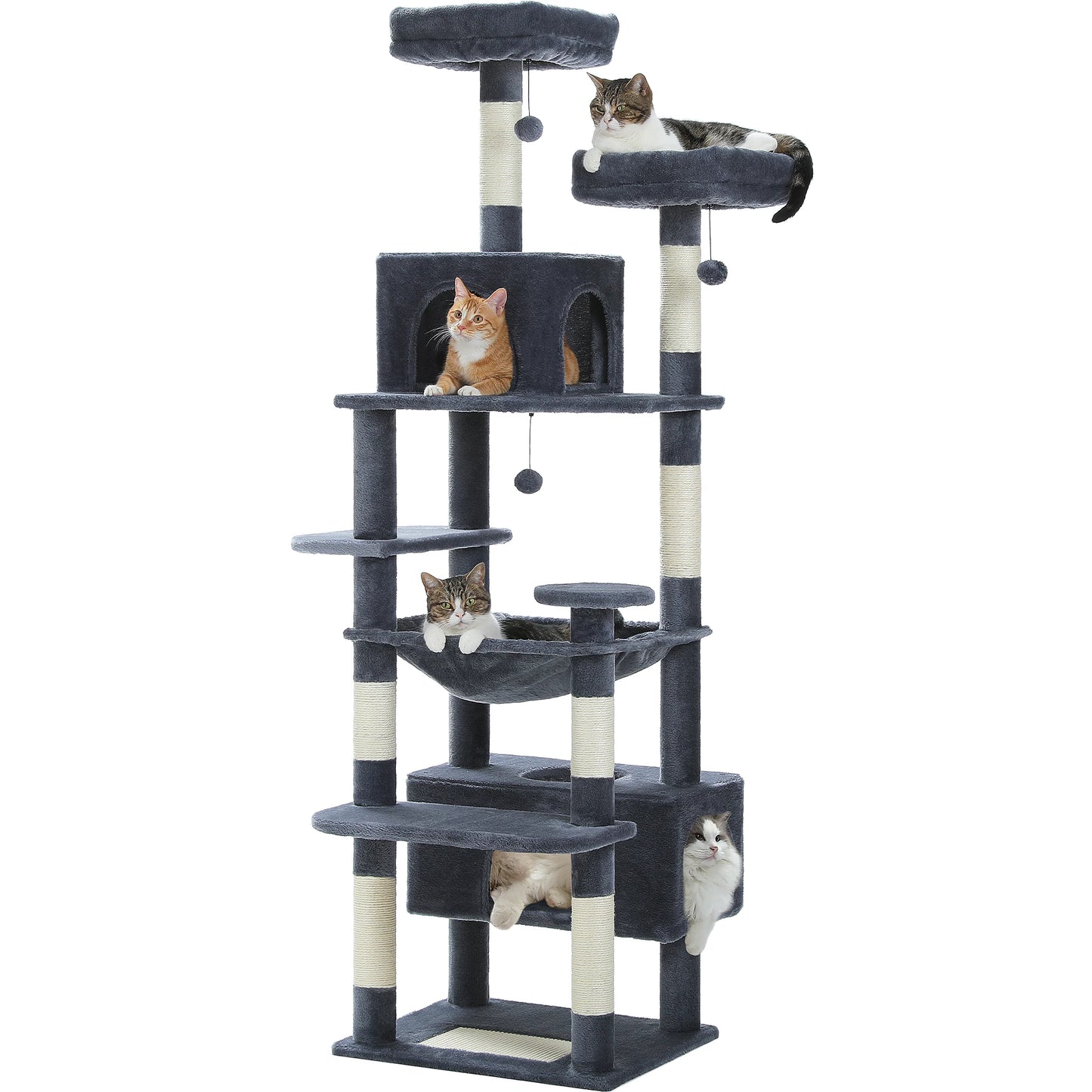 Maison Paw GrandPurr™ Luxury Cat Tree & Tower – Multi-Level Indoor Playground