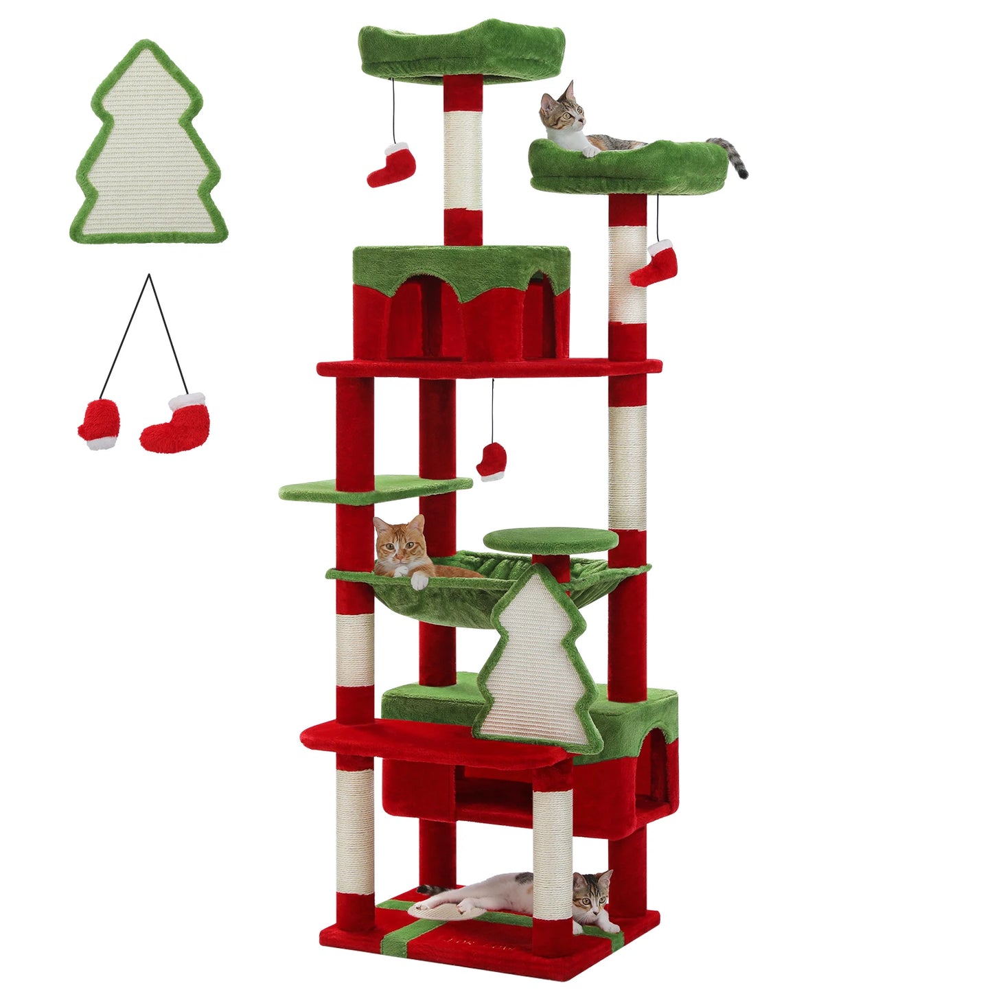 Maison Paw GrandPurr™ Luxury Cat Tree & Tower – Multi-Level Indoor Playground