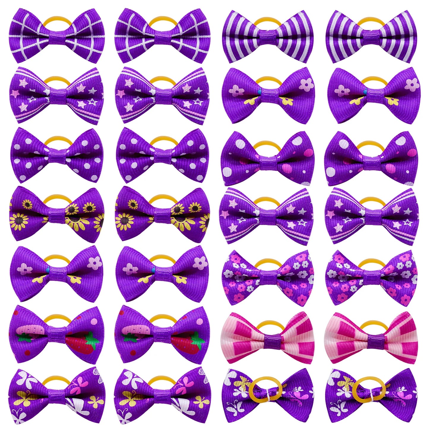 Maison Paw Pet Grooming Hair Bows Set (10/20/30 pcs)