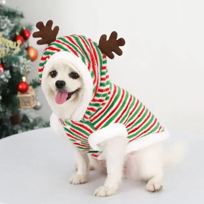 Maison Paw SantaPaws™ Christmas Pet Dress – Festive Holiday Outfit for Dogs & Cats