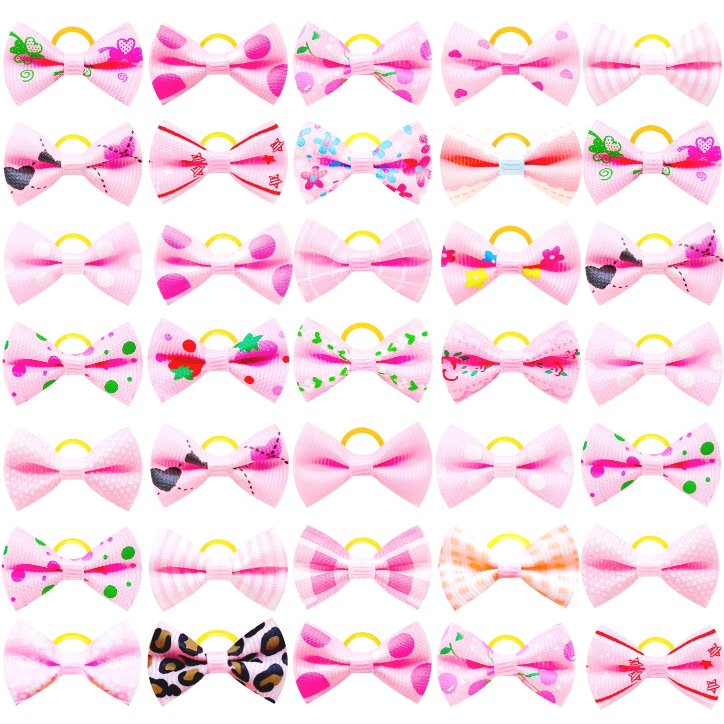 Maison Paw Pet Grooming Hair Bows Set (10/20/30 pcs)