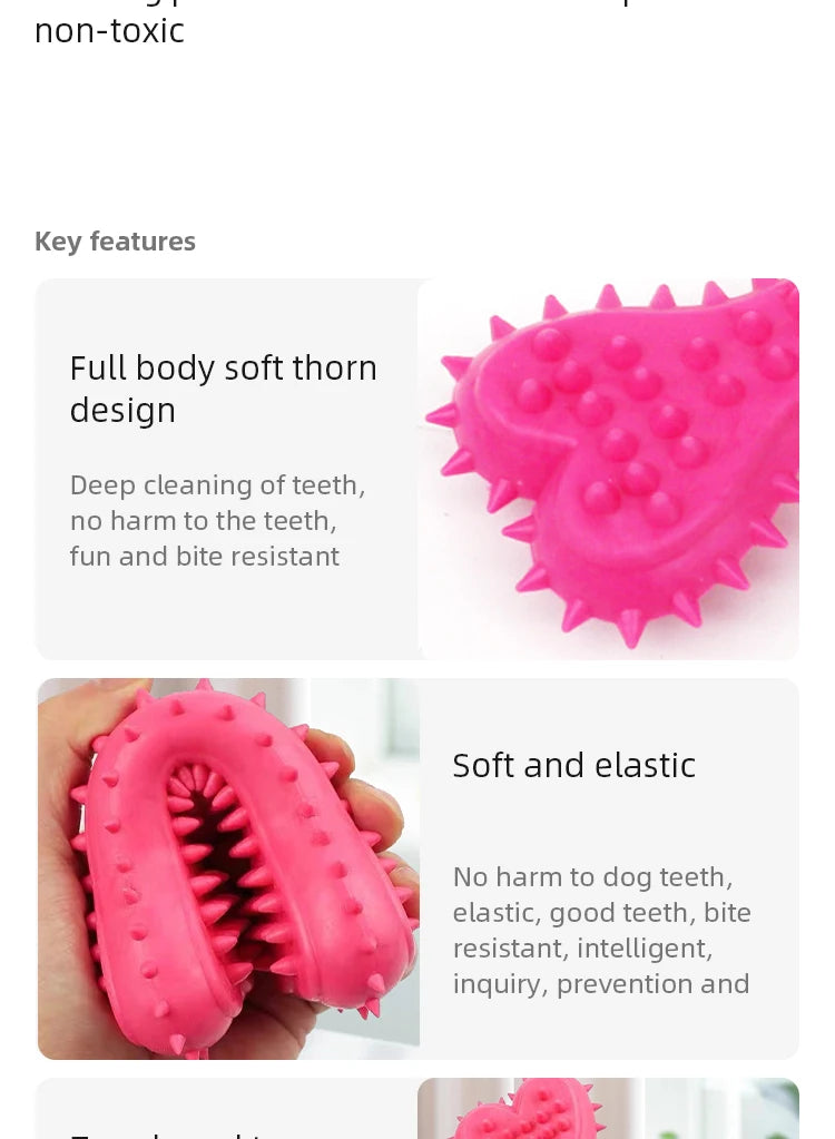 Maison Paw FlexiBone™ Chew Toy – Durable Rubber Bone for Small Dogs