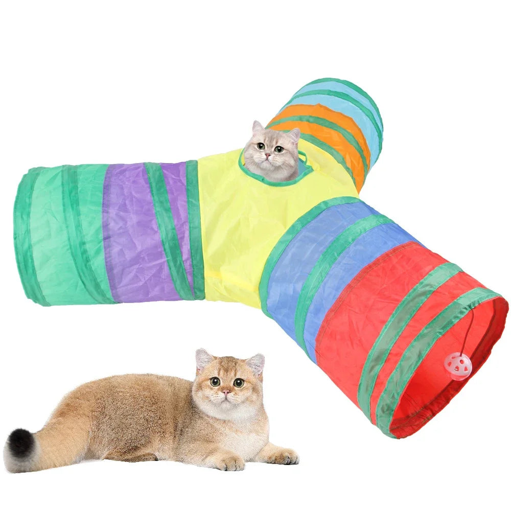 Maison Paw Hide&Seek™ Cat Tunnel – Collapsible Play Tube for Cats & Small Pets