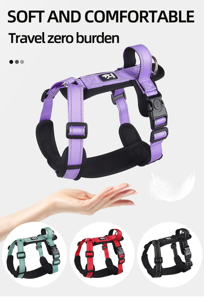 Maison Paw SecureWalk™ Reflective Anti-Escape Dog Harness with Handle