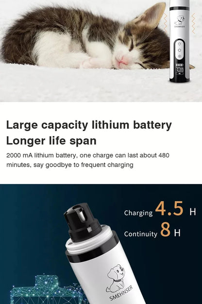 Maison Paw LumiTrim™ Electric Pet Nail Grinder