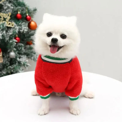 Maison Paw SantaPaws™ Christmas Pet Dress – Festive Holiday Outfit for Dogs & Cats