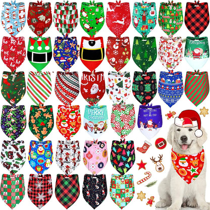 Maison Paw Holiday Dog Bandana Set (30 pcs)