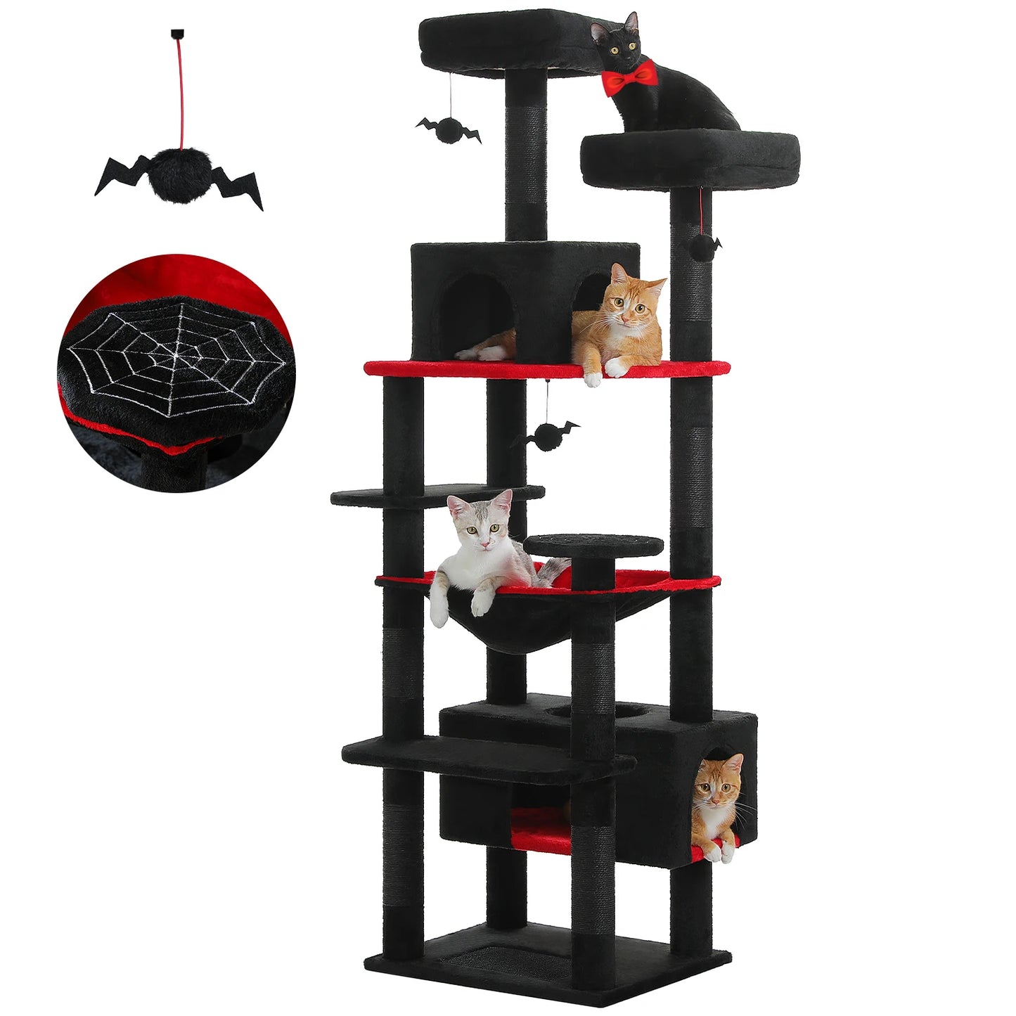 Maison Paw GrandPurr™ Luxury Cat Tree & Tower – Multi-Level Indoor Playground