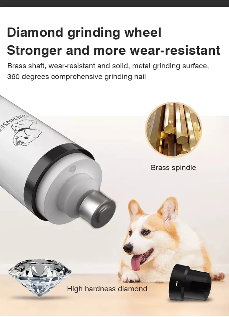 Maison Paw LumiTrim™ Electric Pet Nail Grinder