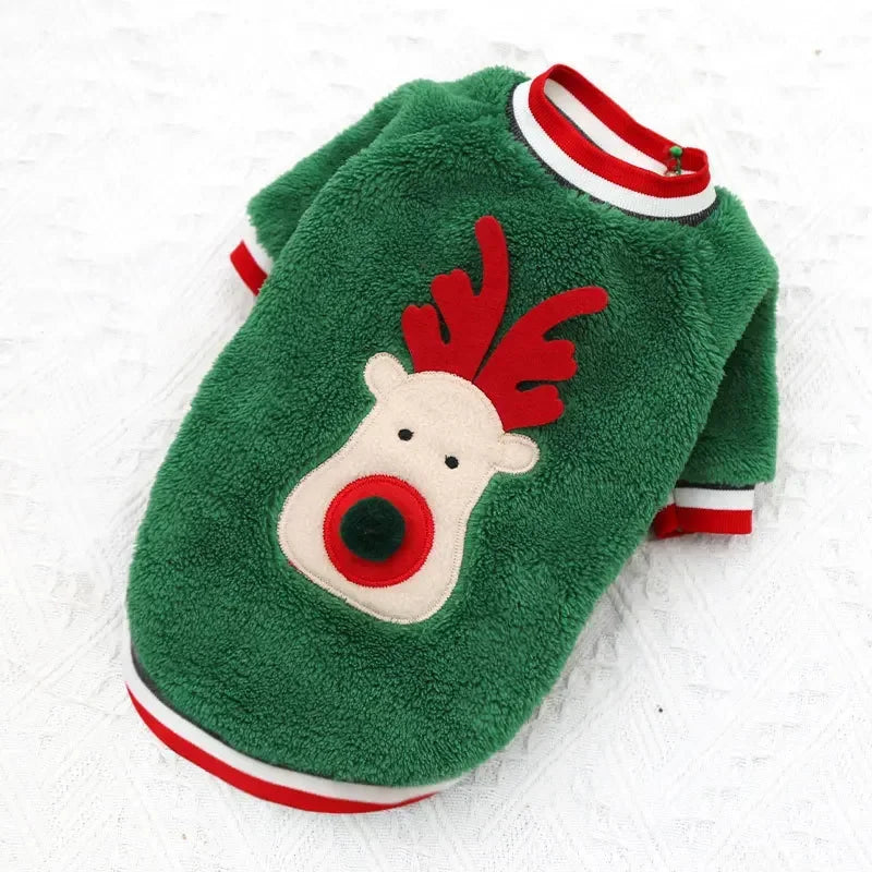 Maison Paw SantaPaws™ Christmas Pet Dress – Festive Holiday Outfit for Dogs & Cats