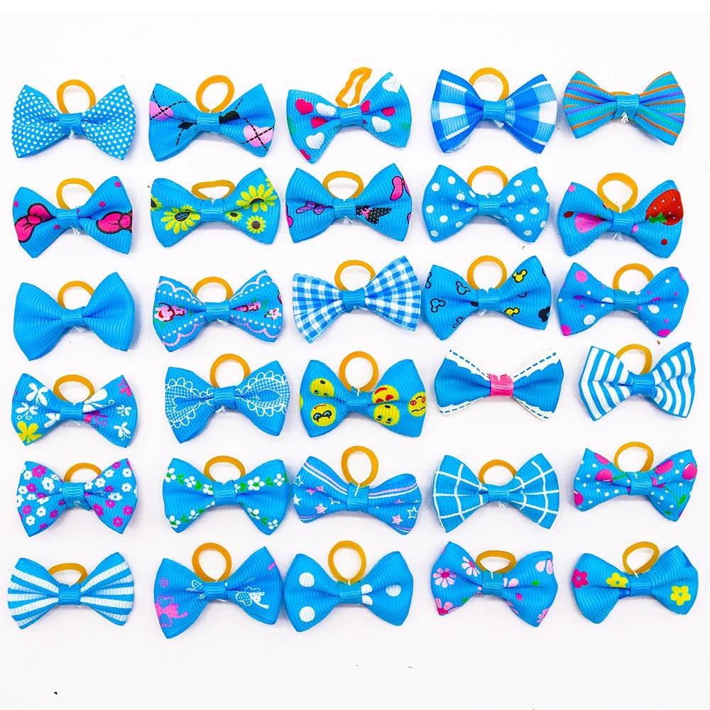 Maison Paw Pet Grooming Hair Bows Set (10/20/30 pcs)