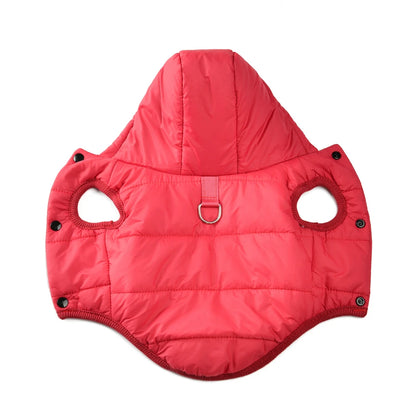 Maison Paw SnuggleHood™ Fleece Dog Coat – Warm Winter Hoodie with D-Ring