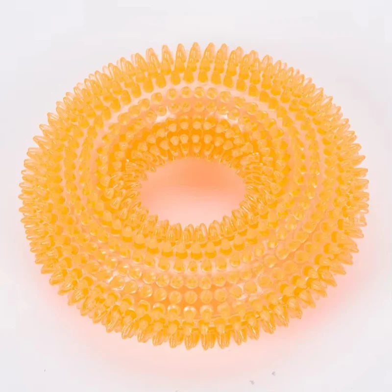 Maison Paw Squeaky Thorn Ring™ Dog Chew Toy