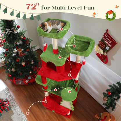 Maison Paw GrandPurr™ Luxury Cat Tree & Tower – Multi-Level Indoor Playground
