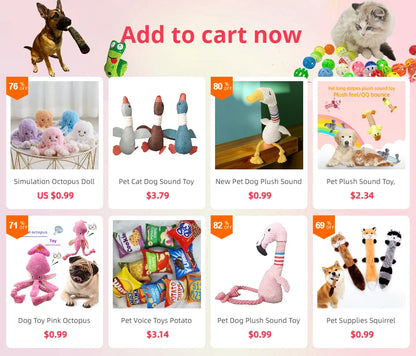 Maison Paw ChewCigar™ Squeaky Dog Toy – Plush Bite-Resistant Cigar for Small Dogs