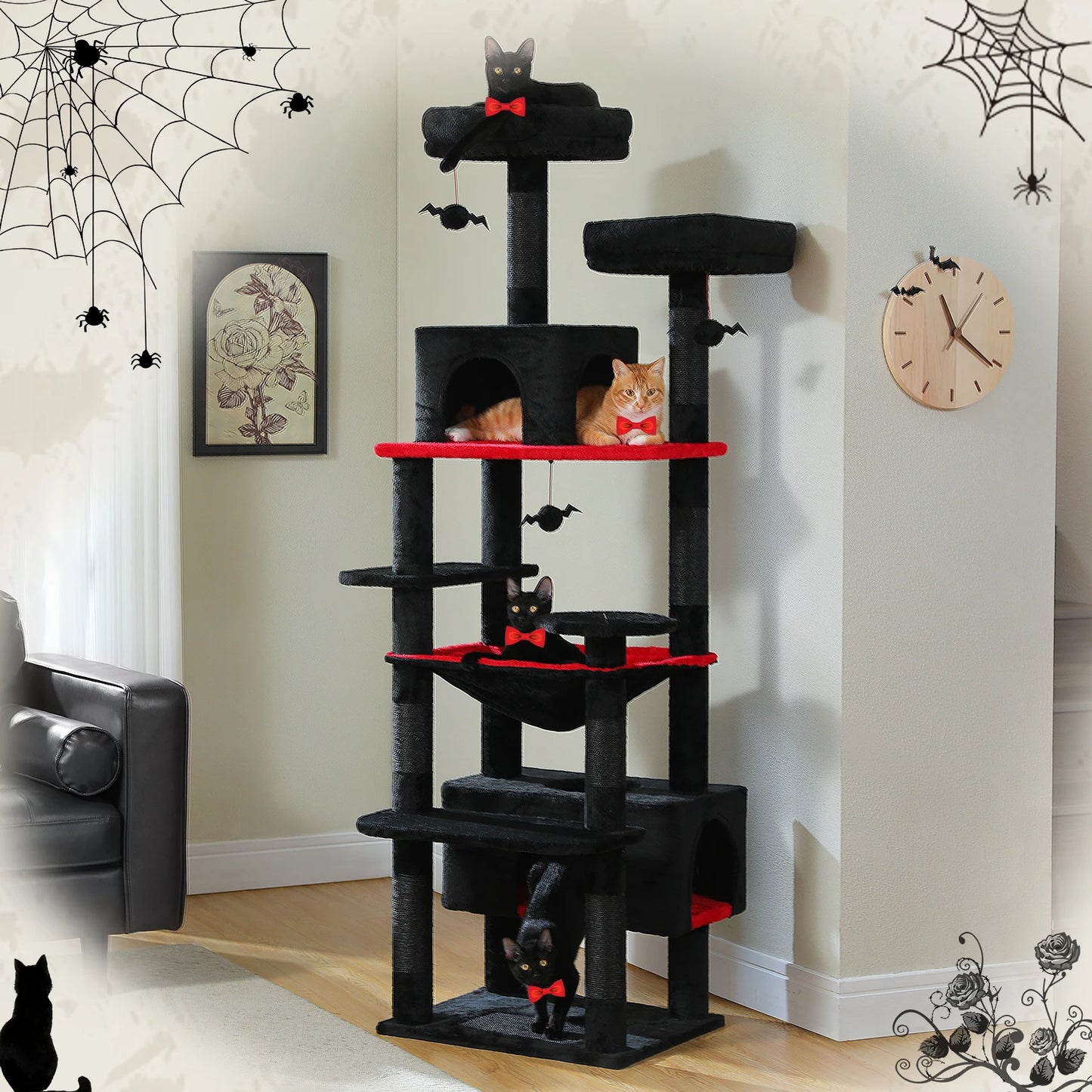 Maison Paw GrandPurr™ Luxury Cat Tree & Tower – Multi-Level Indoor Playground