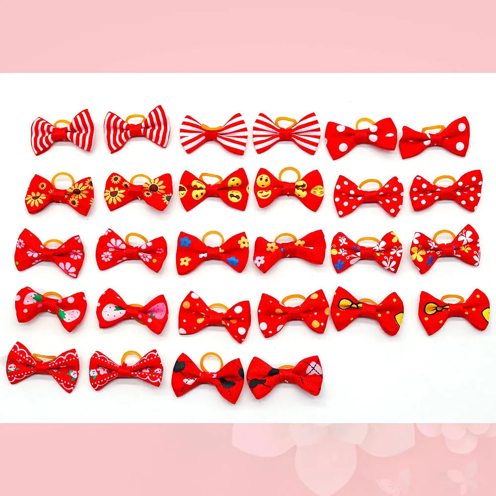 Maison Paw Pet Grooming Hair Bows Set (10/20/30 pcs)