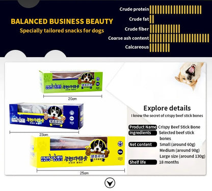Maison Paw CrunchBone™ Crispy Beef Stick Bone Snacks
