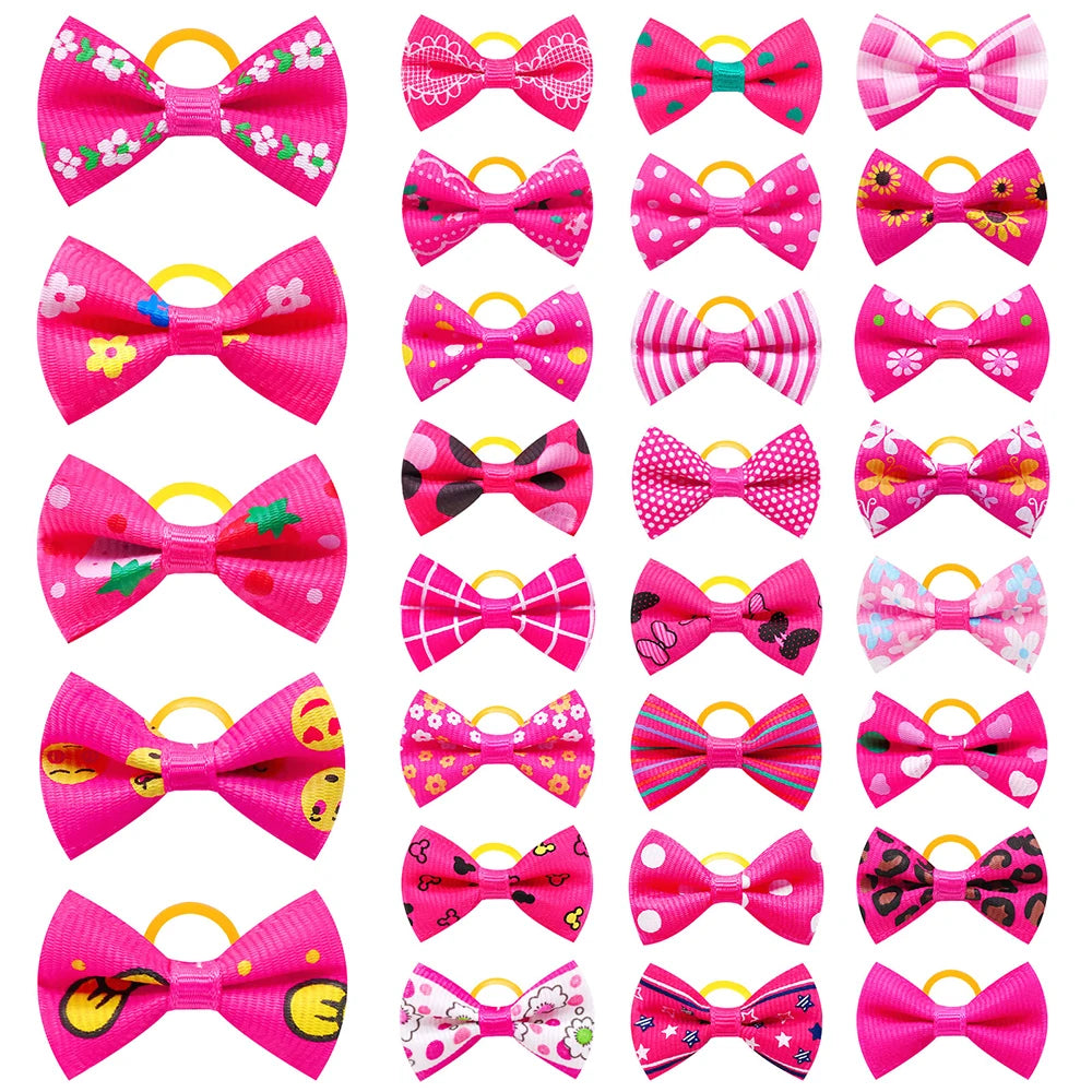 Maison Paw Pet Grooming Hair Bows Set (10/20/30 pcs)