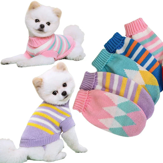 Cozy Knitted Pet Sweater